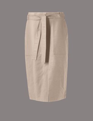 Supima&reg; Cotton Rich Utility Skirt